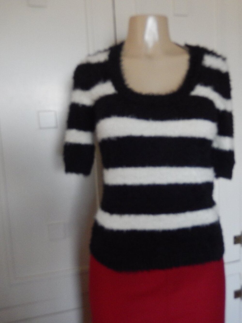 Philosophy republic clothing XS striped black and white new with tags